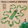 image:imageTrail to the Temple Board Game Strategy Adventure Game by Reiner Knizia  Jungle Exploration Family Game for Ages 8